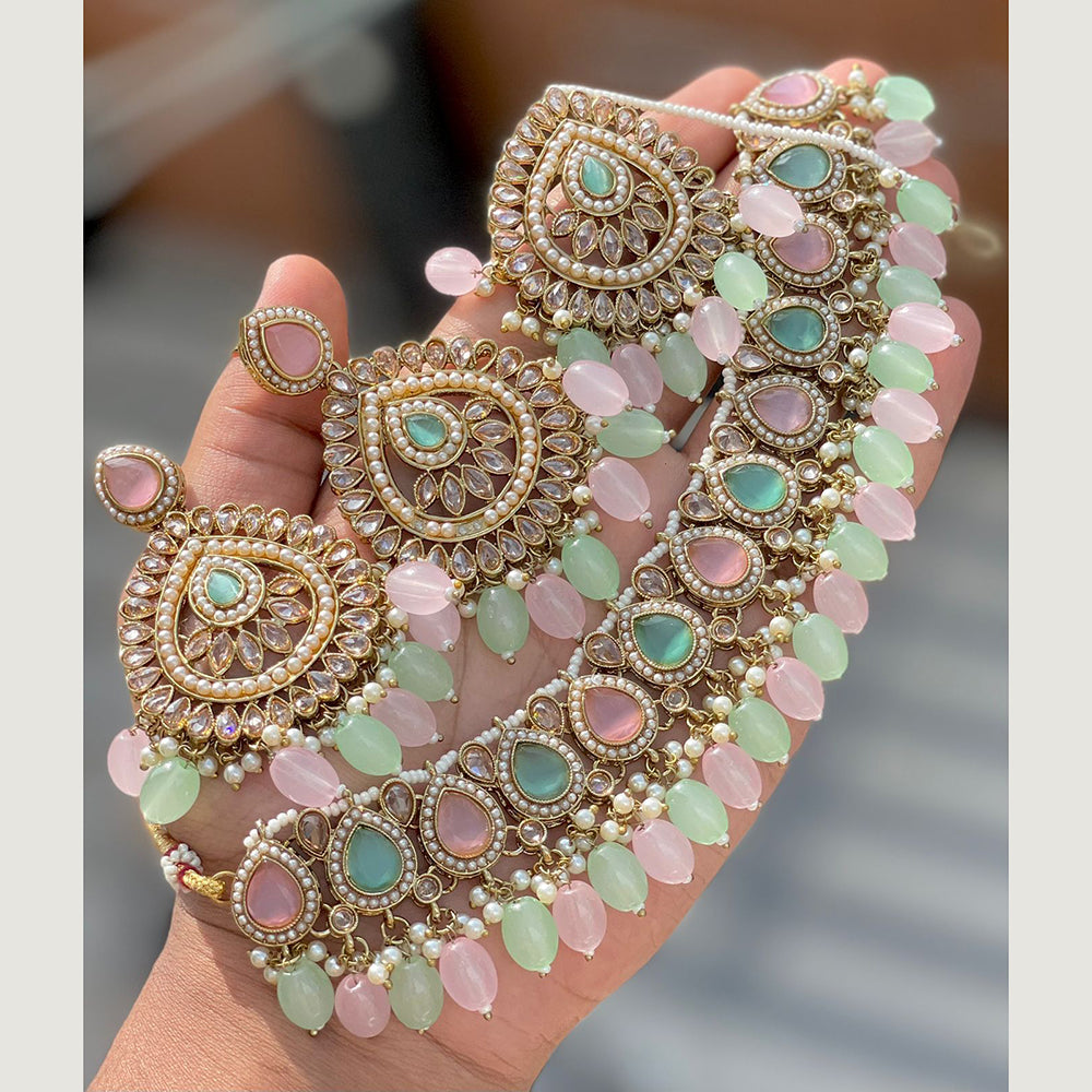 India Art Gold Plated Necklace Set