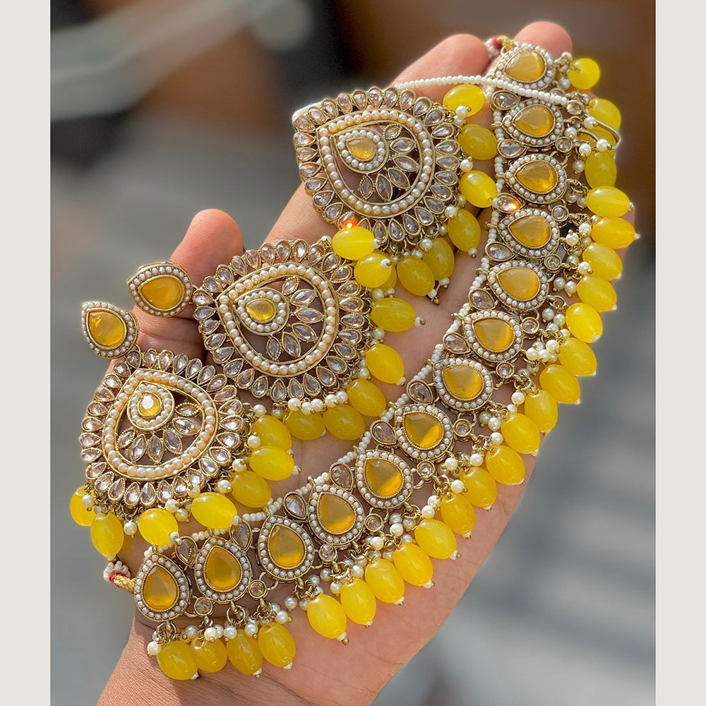 India Art Gold Plated Necklace Set