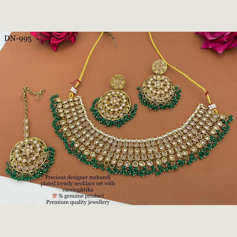 India Art Gold Plated Necklace Set