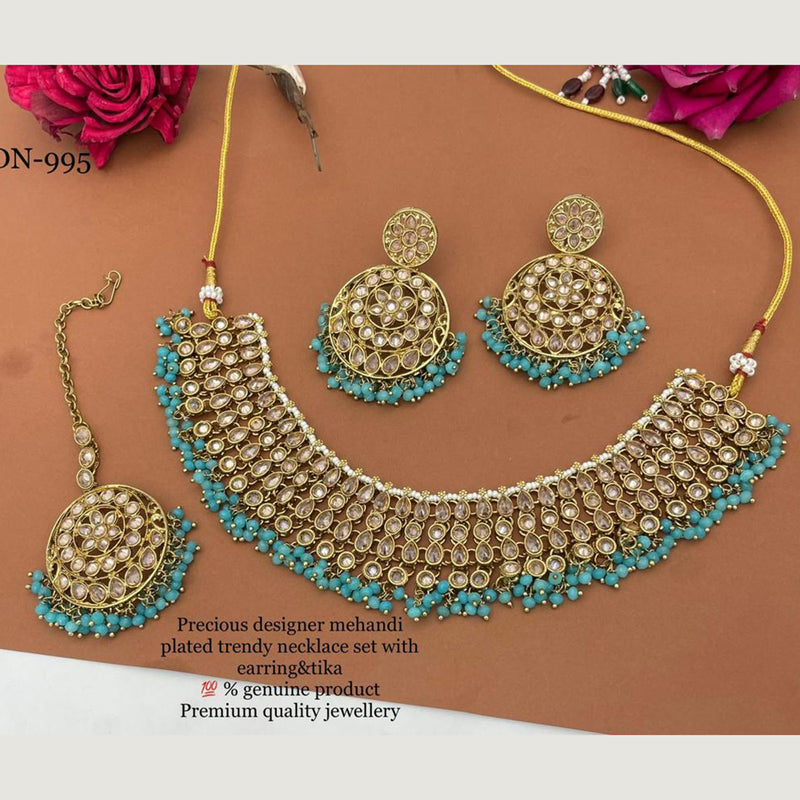 India Art Gold Plated Necklace Set