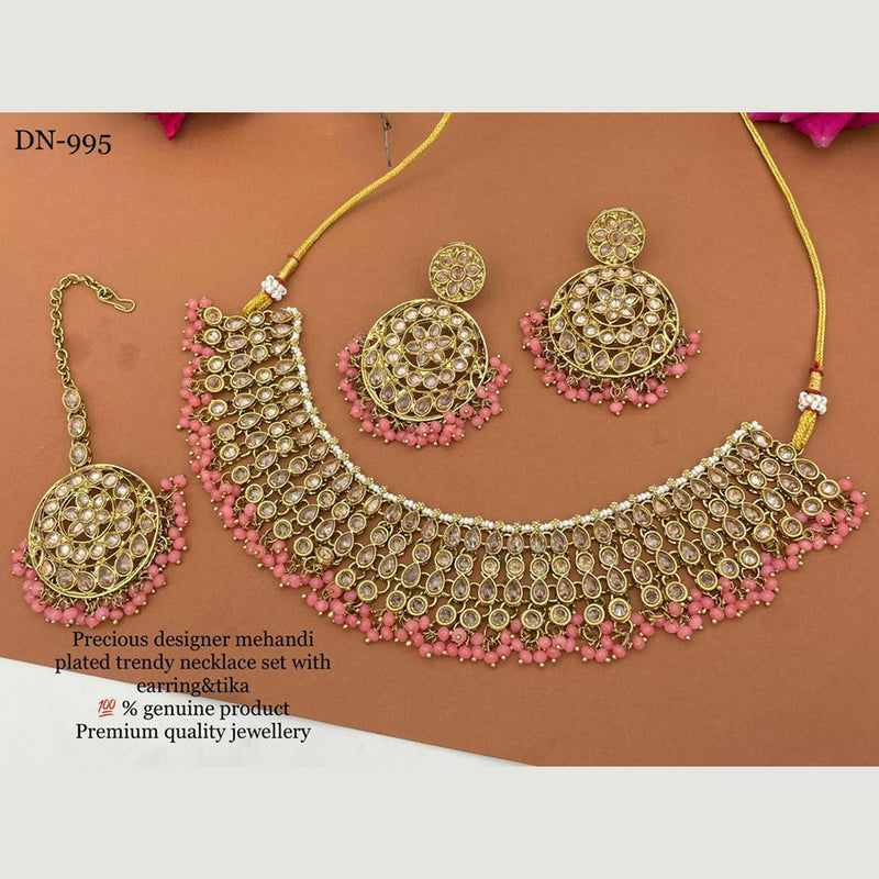 India Art Gold Plated Necklace Set