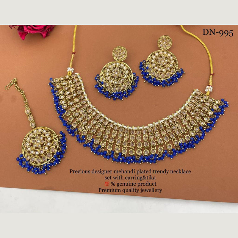 India Art Gold Plated Necklace Set