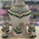 India Art Gold Plated Kundan Necklace Set