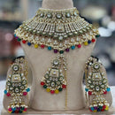 India Art Gold Plated Kundan Necklace Set