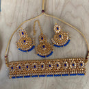 India Art Gold Plated Kundan Necklace Set