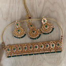 India Art Gold Plated Kundan Necklace Set