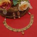 India Art Gold Plated Pota Stone Necklace Set