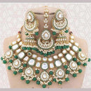 India Art Gold Plated Kundan Stone And Beads Necklace Set