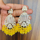 India Art Gold Plated Designer Kundan Pearl & Beads Earrings
