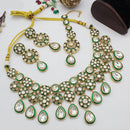 India Art Gold Plated Kundan Necklace Set