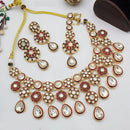 India Art Gold Plated Kundan Necklace Set