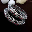 India Art Oxidised Pota Stone Bangles