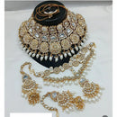 India Art Timeless Kundan Stone And Pearl Semi Bridal Necklace set