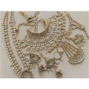 India Art Designer Kundan Stone And Beads Heavy Bridal Set
