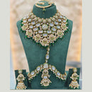 India Art Timeless Glow Kundan Stone And Pearl Necklace Set