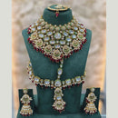 India Art Timeless Glow Kundan Stone And Pearl Necklace Set