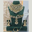 India Art Timeless Glow Kundan Stone And Pearl Necklace Set