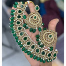 India Art Elegant Crystal Stone Pearl And Beads Designer Necklace Set