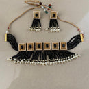Sai Fashion Elegant Crystal Stone And Beads Choker Necklace Set