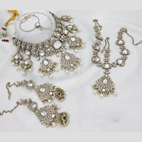 Sai Fashion Designer Kundan And Beads Semi-Bridal Necklace Set