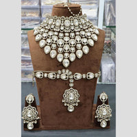 Sai Fashion Designer Kundan And Beads Semi-Bridal Necklace Set