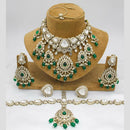 Sai Fashion Designer Kundan And Beads Semi-Bridal Necklace Set