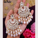 Pooja Bangles Gold Plated Kundan Stone Kanchain Earrings