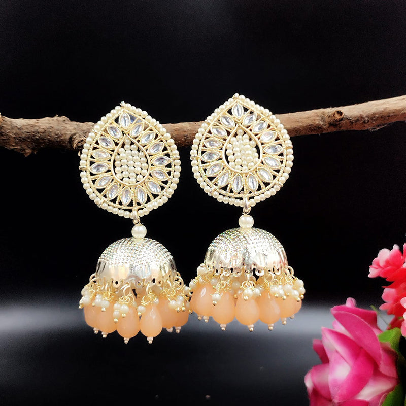 Pooja Bangles Gold Plated Jhumki Earrings