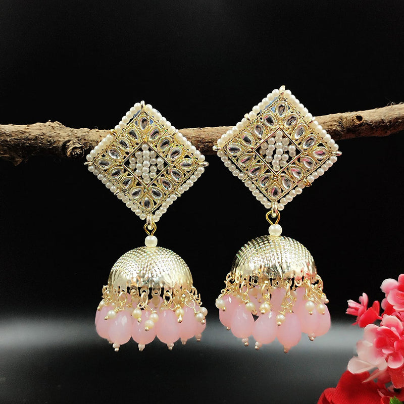 Pooja Bangles Gold Plated Jhumki Earrings