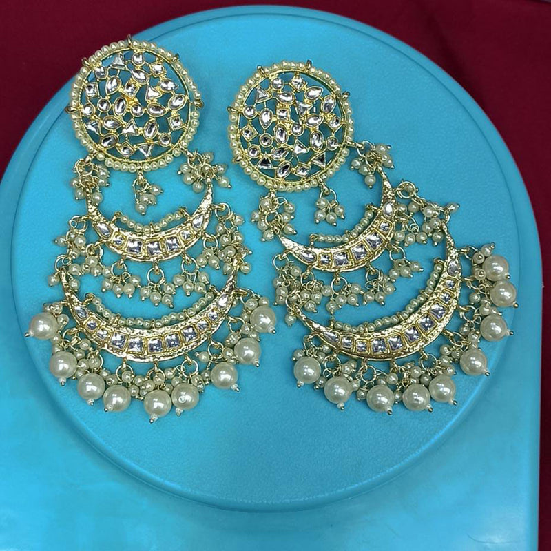 Pooja Bangles Gold Plated Dangler Earrings