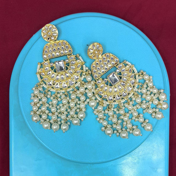 Pooja Bangles Gold Plated Dangler Earrings