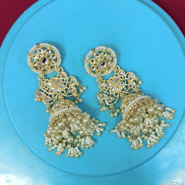 Pooja Bangles Gold Plated Jhumki Earrings