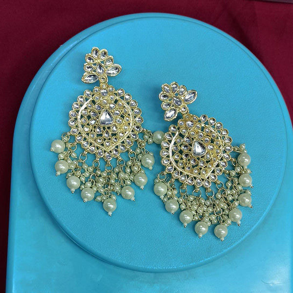 Pooja Bangles Gold Plated Dangler Earrings