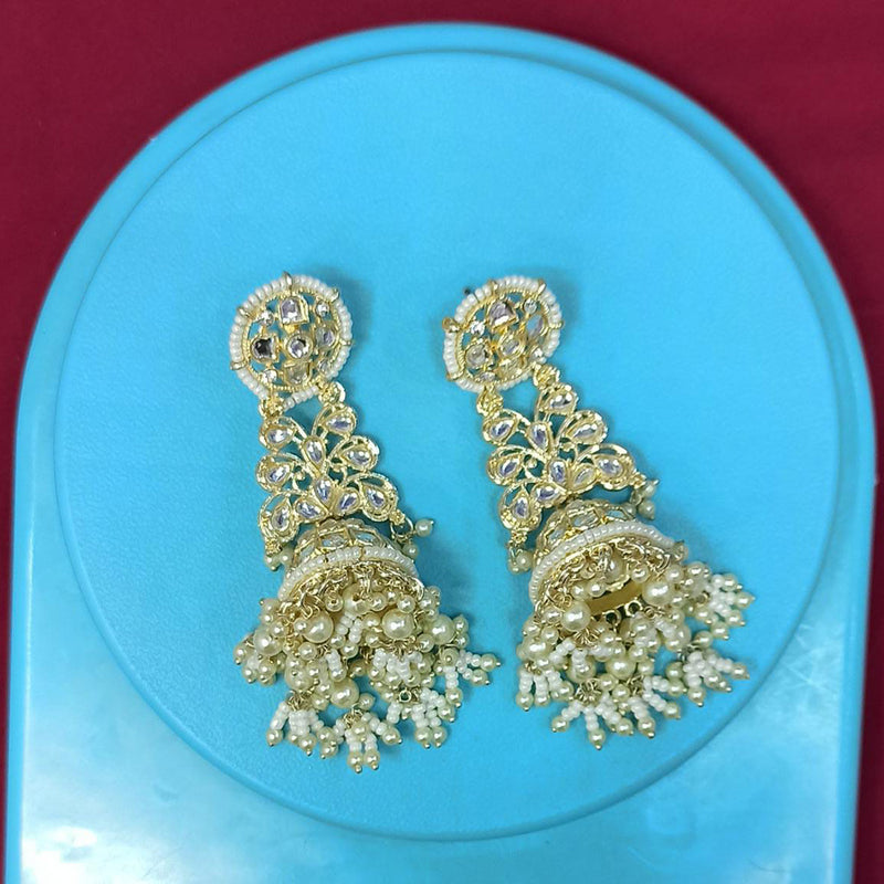 Pooja Bangles Gold Plated Jhumki Earrings