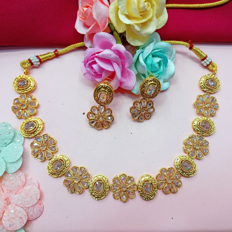 Pooja Bangles Gold Plated Necklace Set