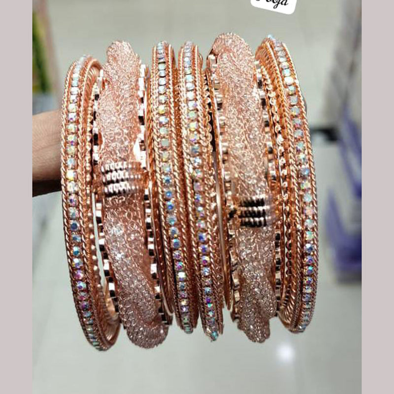 Rose gold store bangles cheap