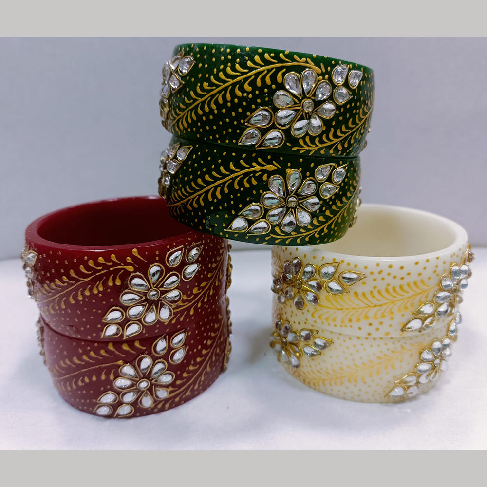 Pooja Bangles Acrylic Bangles Set