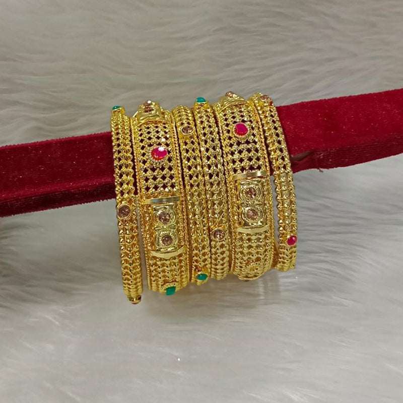 Pooja Bangles Gold Plated Bangle Set