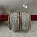 Pooja Bangles Silver Plated Bangle Set