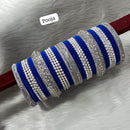Pooja Bangles Silver Plated Bangle Set