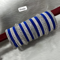 Pooja Bangles Silver Plated Bangle Set