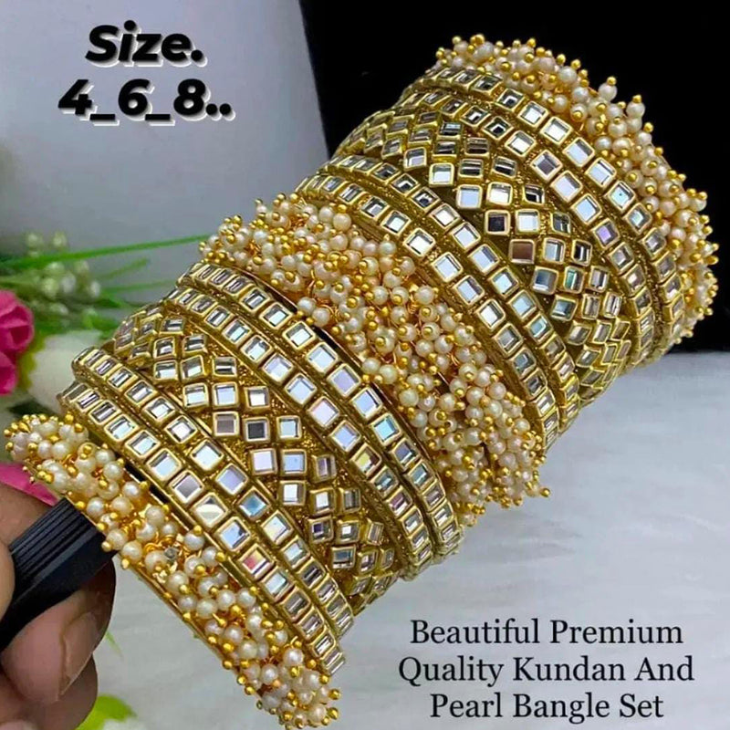 Pooja Bangles Gold Plated Bangle Set