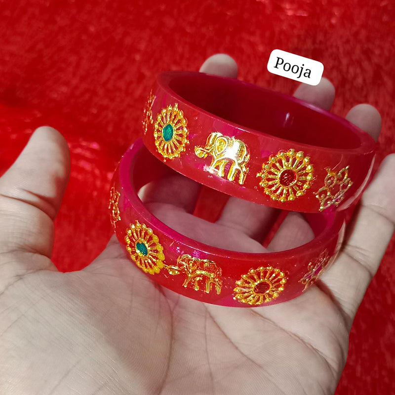 Pooja Bangles Acrylic Bangle Set