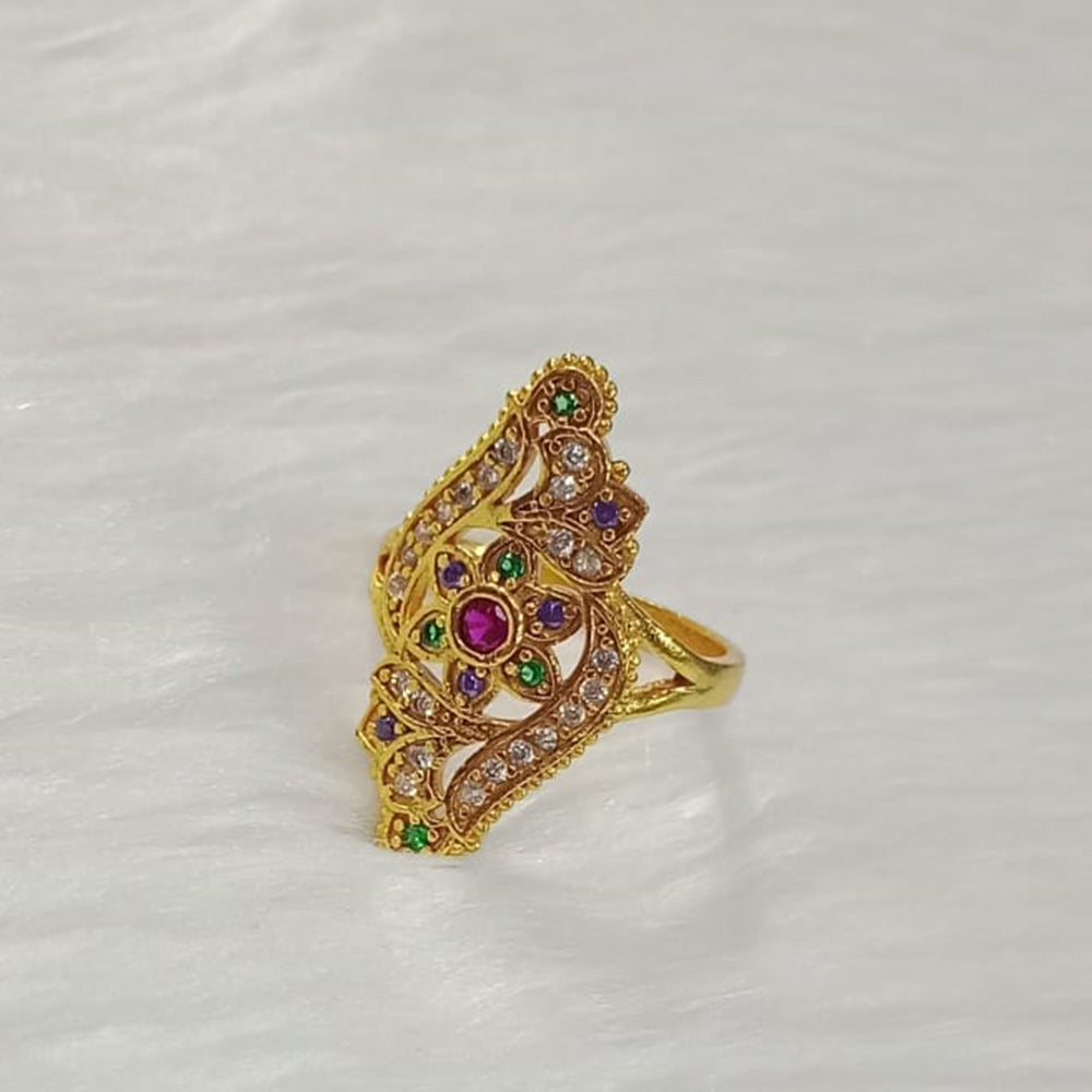 Pooja Bangles Gold Plated Ring