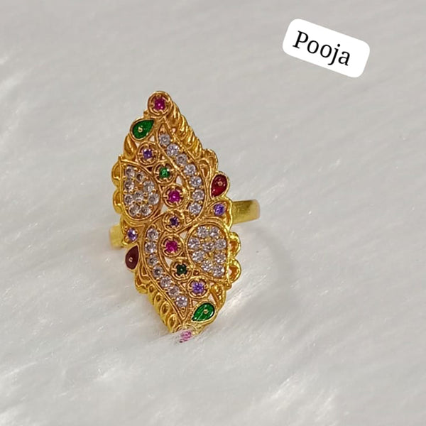Pooja Bangles Gold Plated Ring
