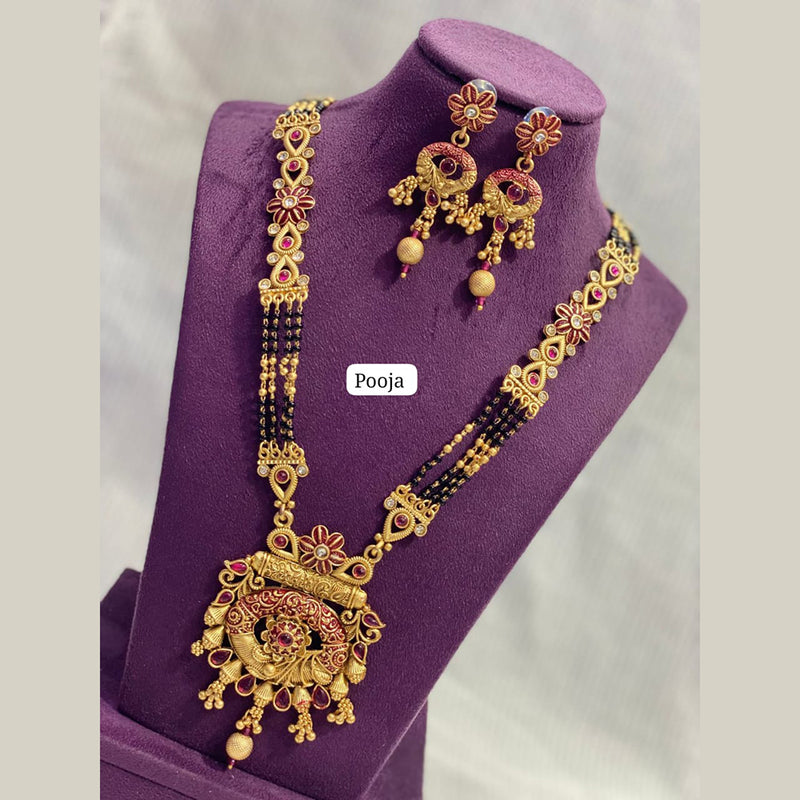 Pooja Bangles Gold Plated Mangalsutra