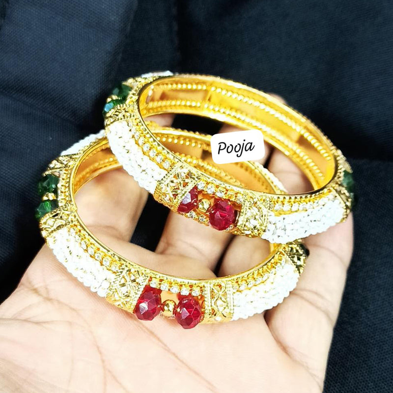 Pooja Bangles Gold Plated Bangles Set