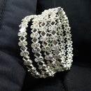 Pooja Bangles Silver Plated Bangles Set