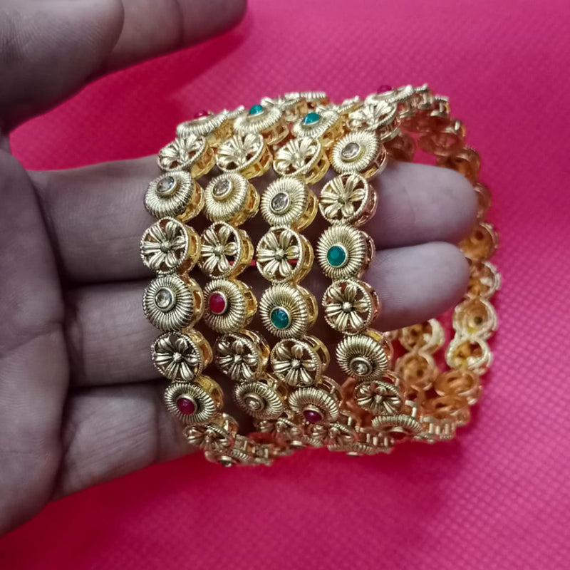 Pooja Bangles Gold Plated Bangles Set