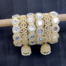 Pooja Bangles Gold Plated Austrian Stone Bangles Set